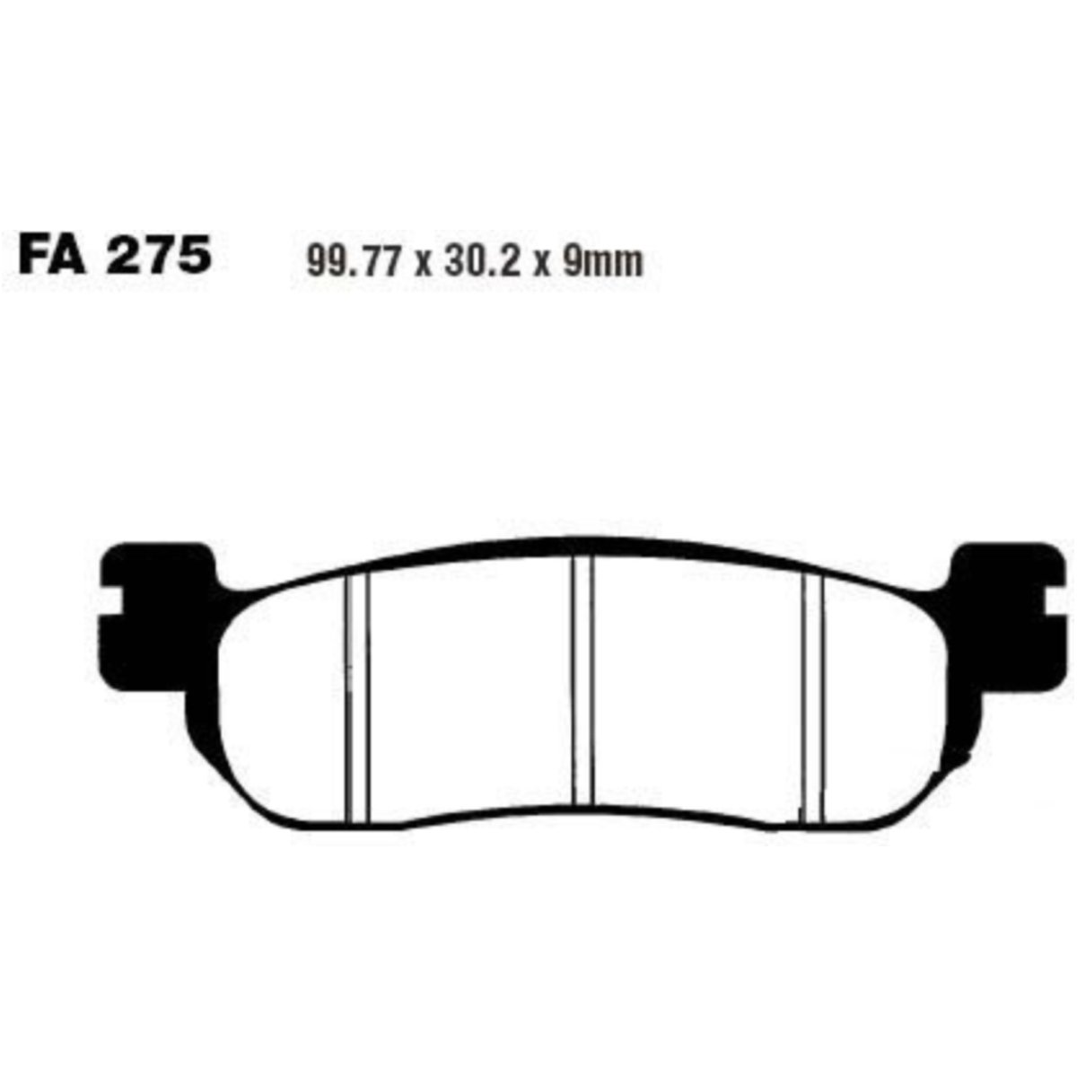 Ebc sfac275 bremsbeläge bremsklotz carbon scooter von EBC