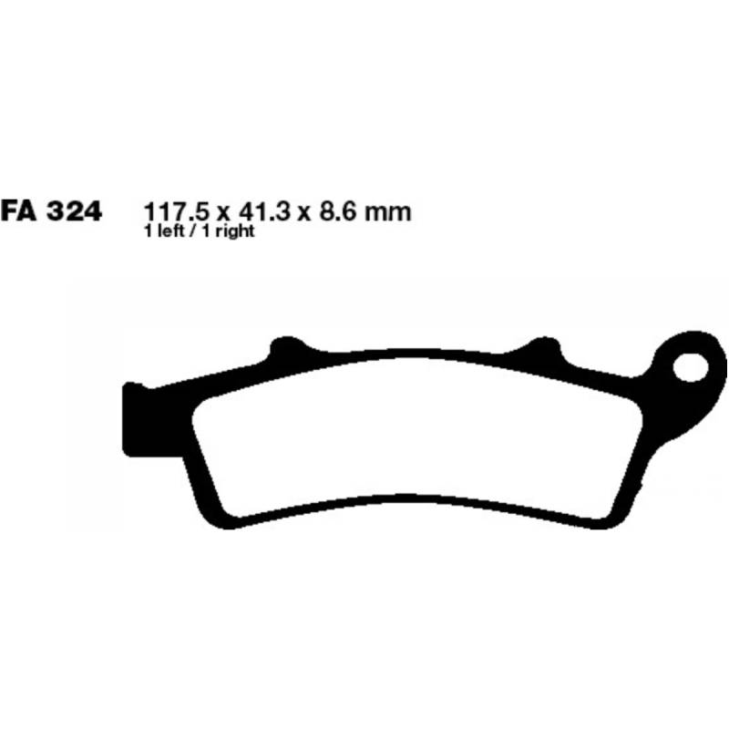 Ebc sfac324 bremsbeläge bremsklotz carbon scooter von EBC