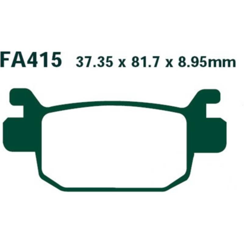 Ebc sfac415 bremsbeläge bremsklotz carbon scooter von EBC