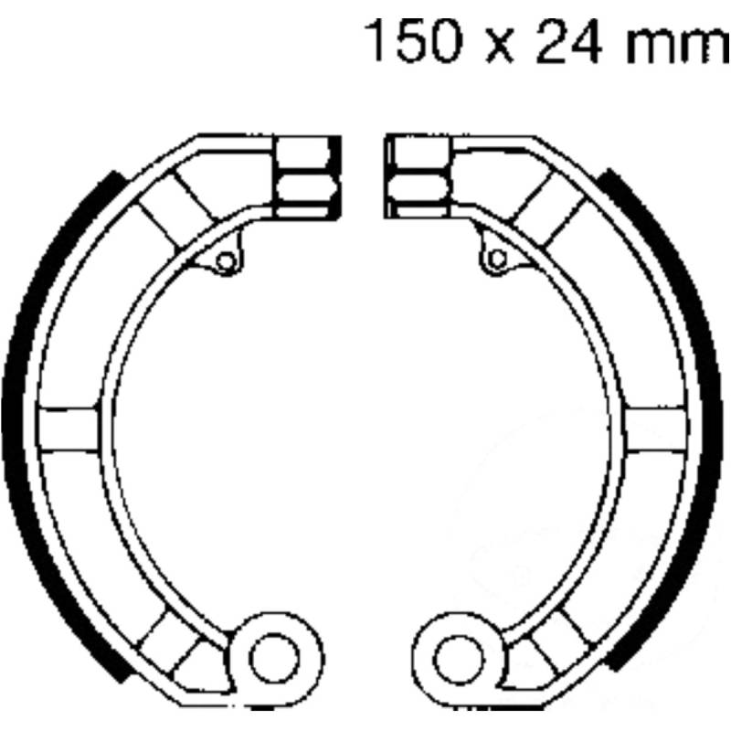 Ebc v903 bremsbacken ohne feder von EBC