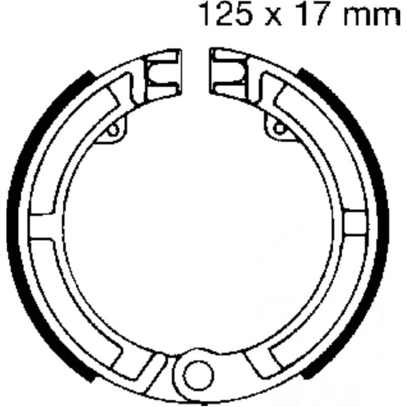 Ebc v905 bremsbacken ohne feder von EBC