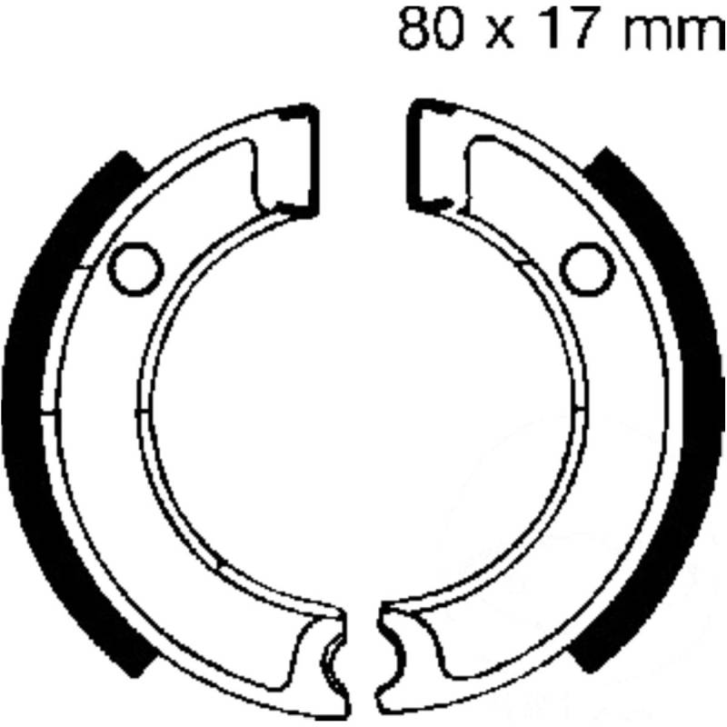 Ebc y501 bremsbacken mit feder von EBC