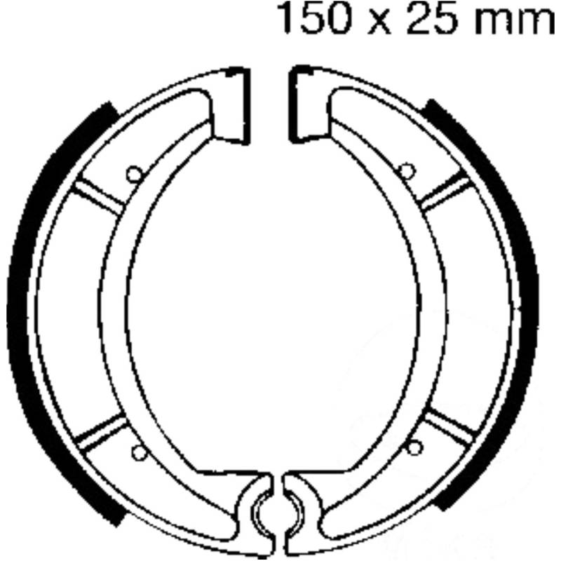 Ebc y510g bremsbacken ohne feder von EBC