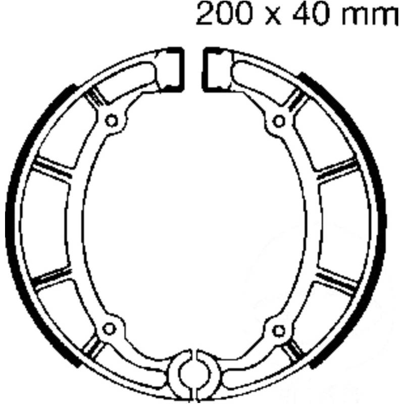 Ebc y515 bremsbacken mit feder von EBC