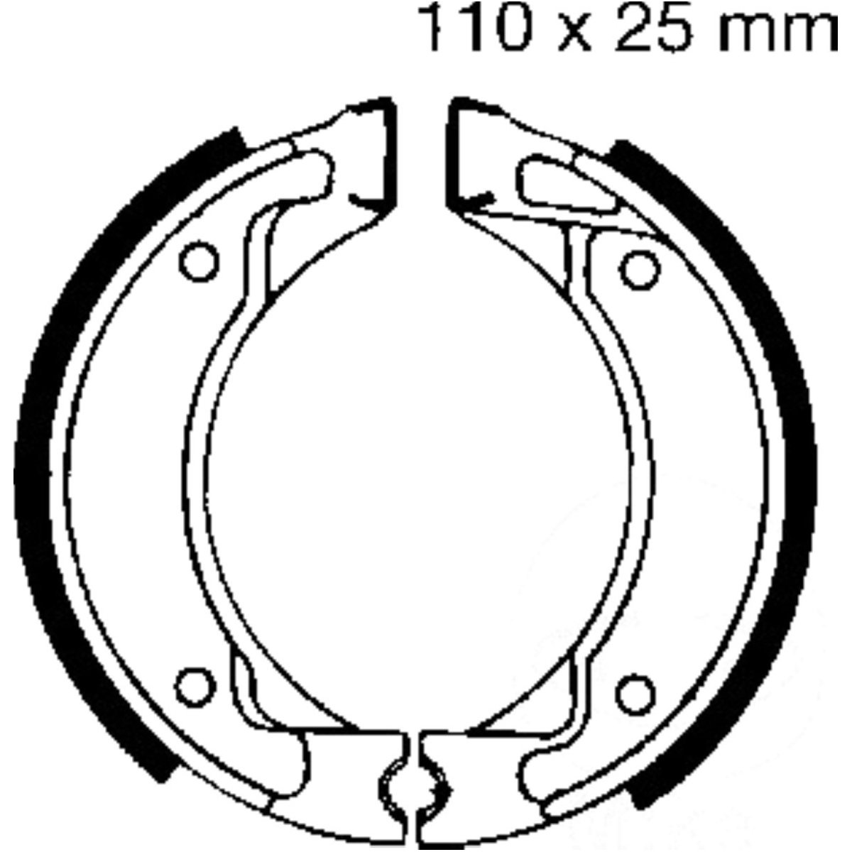 Ebc y518 bremsbacken mit feder von EBC