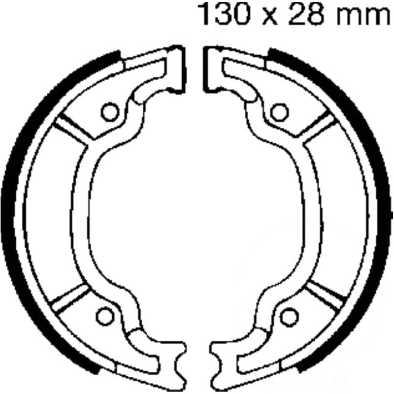 Ebc y527 bremsbacken mit feder von EBC