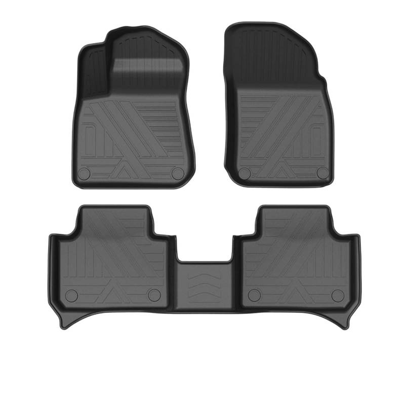 Autofußmatten All-Weather TPE Fußmatten Pad Tray Mat Innen Zubehör Kompatibel mit Cayenne 92A 9Y0 Coupe 9Y3 2011-2023(For 9Y0 18-23 3 PCS) von EBDKAOEPE