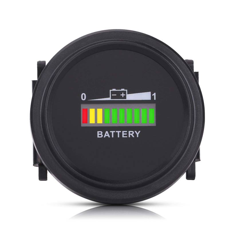 12V / 24V / 36V / 48V / 72V LED Digital Batterieanzeige Meter Messgerät von EBTOOLS