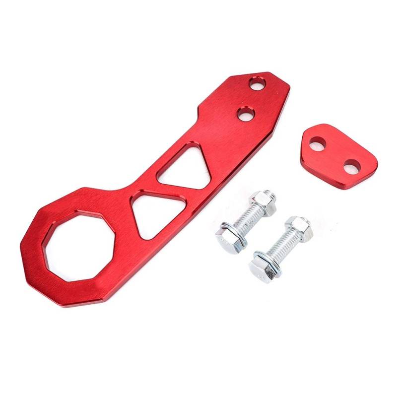 Abschlepphaken Tuning Auto Abschlepphaken Aluminiumlegierung Rot Heckstoßstange Abschlepphaken Ring Fit Für Civic Integra Eg Ek Dc Dc2 Heckanhänger Abschlepphaken von EBTOOLS