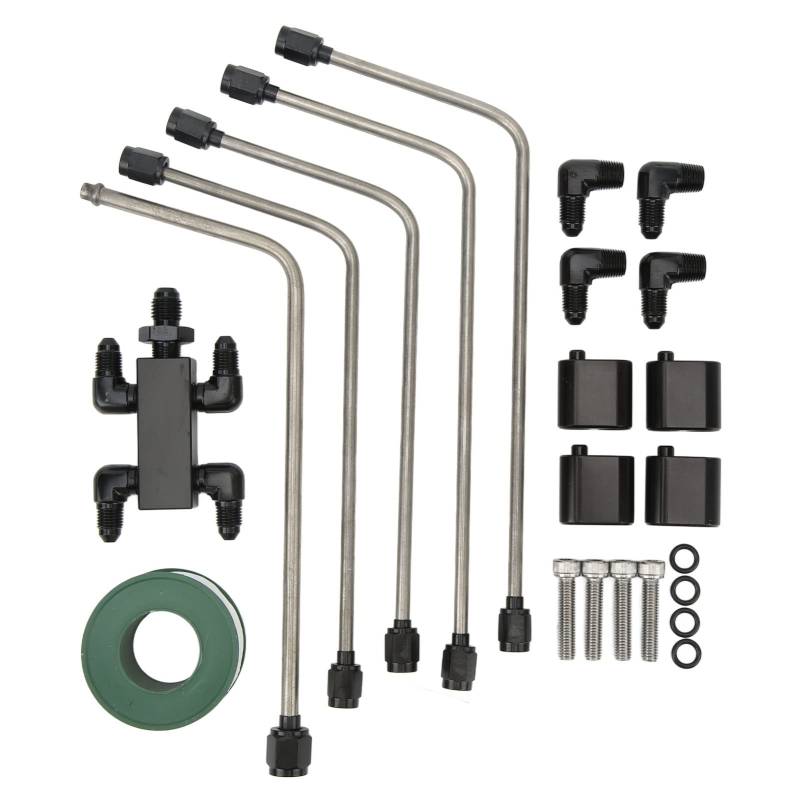 EBTOOLS Coolant Crossover Kit Edelstahl CNC Aluminium Komplettes Coolant Crossover Steam Vent Kit Edelstahl für LS1 LS2 LS3 LS6 LS7 LSX Motoren von EBTOOLS