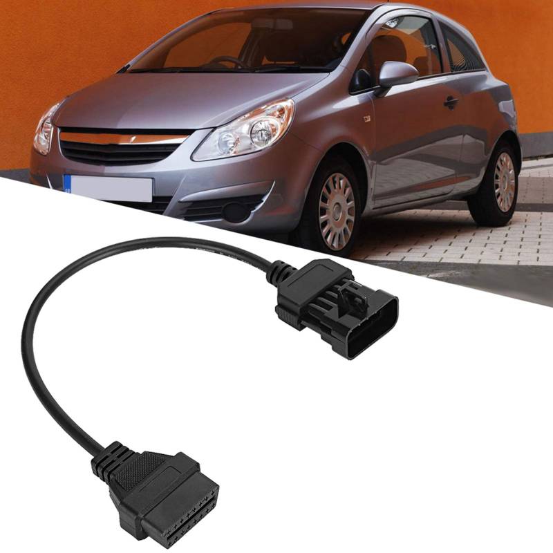 Für 10 Poliger Obd-Diagnosestecker, 10-Poliger Bis 16-Poliger Obd2-Diagnosekabeladapter-Anschlusskabel Obd-Ii-Diagnosetools Für Das Motorsystem Passend Für von EBTOOLS