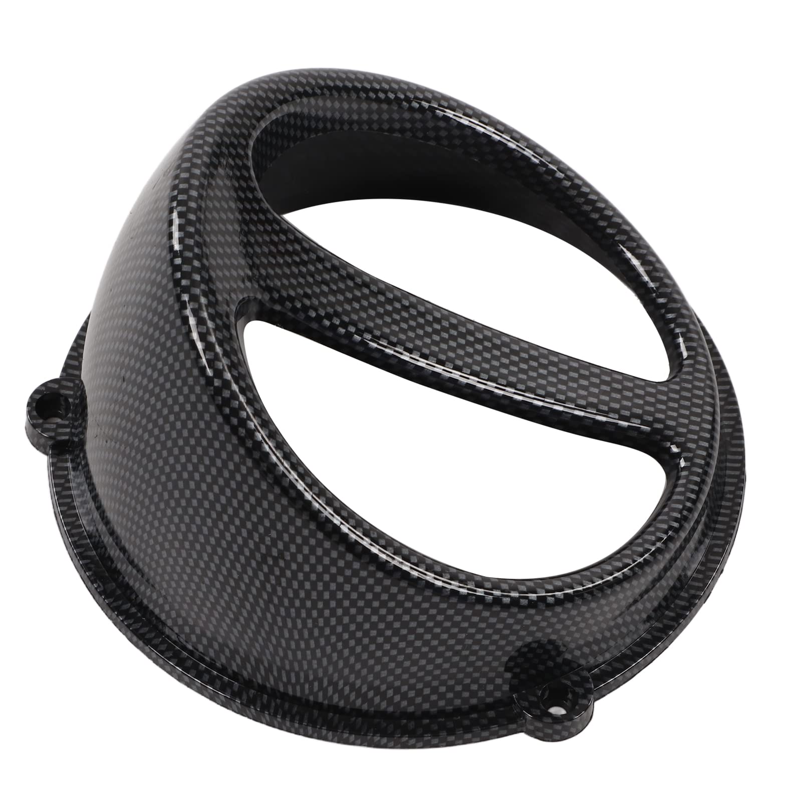 Motorrad Air Scoop Cover ABS Motorrad Motor Lüfterabdeckung Carbon Style Ersatz für GY6 125cc 150cc 152QMI 157QMJ Autocycle Zubehör von EBTOOLS