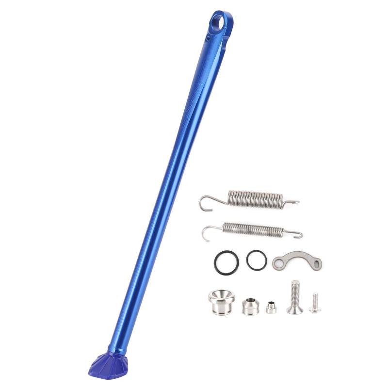 Seitenständer für Motorrad, CNC-Aluminiumständer Ständer Seitenständer Zubehör Passend für FE 250 FE 350 TE 125(A (blaue Stange und blaue Füße)) von EBTOOLS