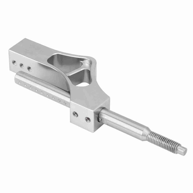 Einstellbarer Auto Schaltknauf Extender Verlängerungshebel Schalthebel für Schaltknauf(Silber) von EBTOOLS