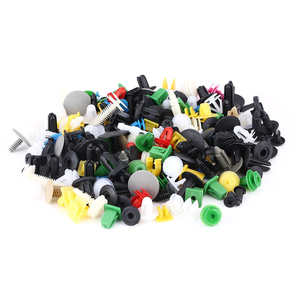 Elerose 1000Pcs Befestigung Clips, Auto Körper Ordnungs Klipp Sortierte Plastikauto Tür Ordnungs Klipp Stoßdämpfer Befestiger Halter Niet Stoßstift Installationssatz von EBTOOLS