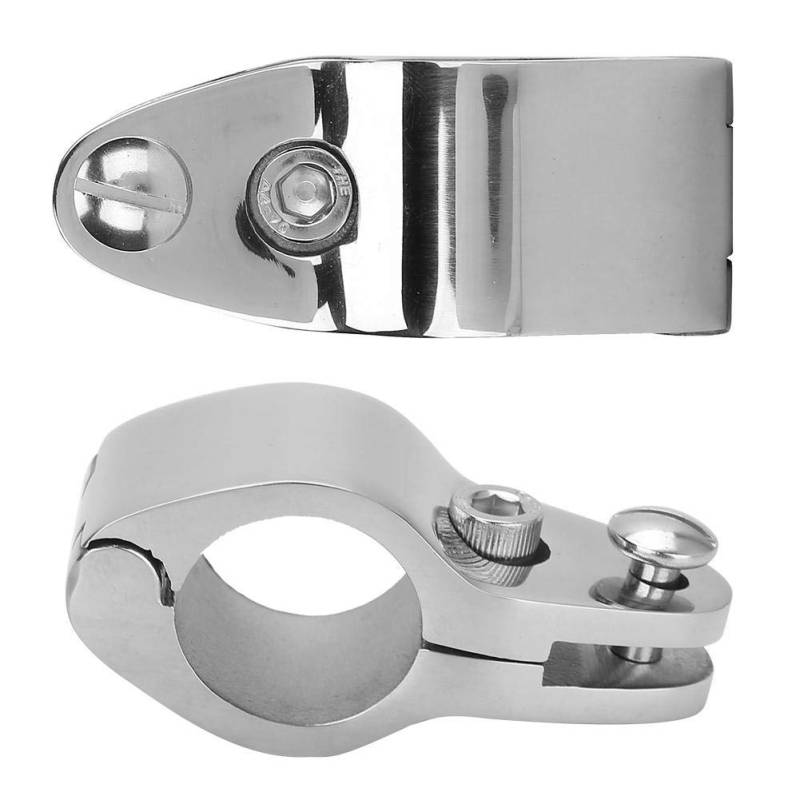 Yacht Stainless Steel-Marine Jaw Slide 2Pcs Edelstahlboot Marine Schenk Mit Upper Kiefer Schieber Hardware Armaturen (20 Mm/0,79 Zoll) von EBTOOLS