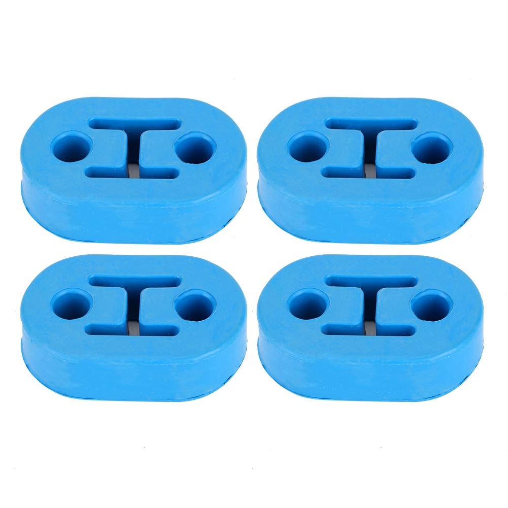 Schalldämpfer Auspuff Aufhänger, 4 STÜCKE Universal Blue Silicon Auspuff Aufhänger Kurze Aufhänger Aufhänger Schalldämpfer Isolator Stoßdämpfer 12mm-1/2 '' von EBTOOLS