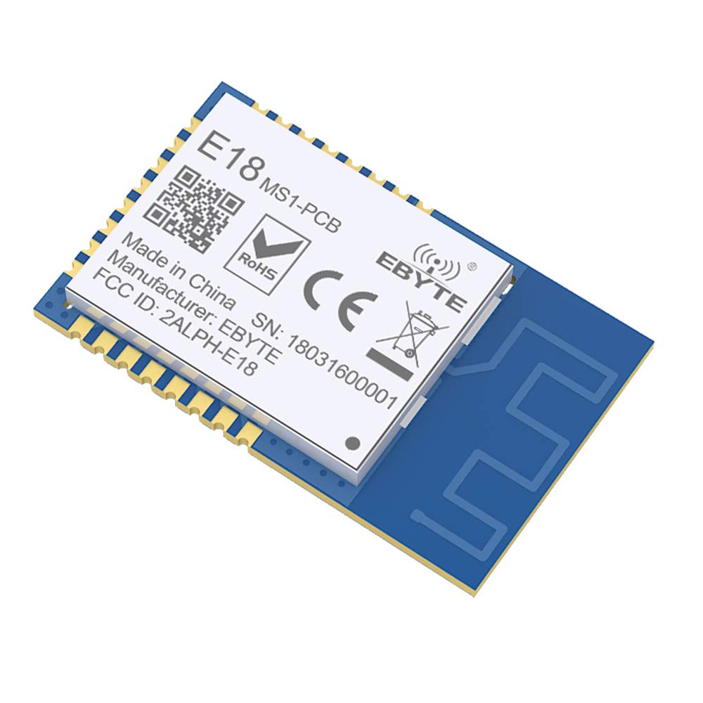 EBYTE CC2530 2,4 GHz ZigBee Modul 2,5 mW PA + LNA Wireless Modul IO SMD Wireless PCB Antenne für Smart Home und Industriesensoren E18-MS1-PCB von EBYTE