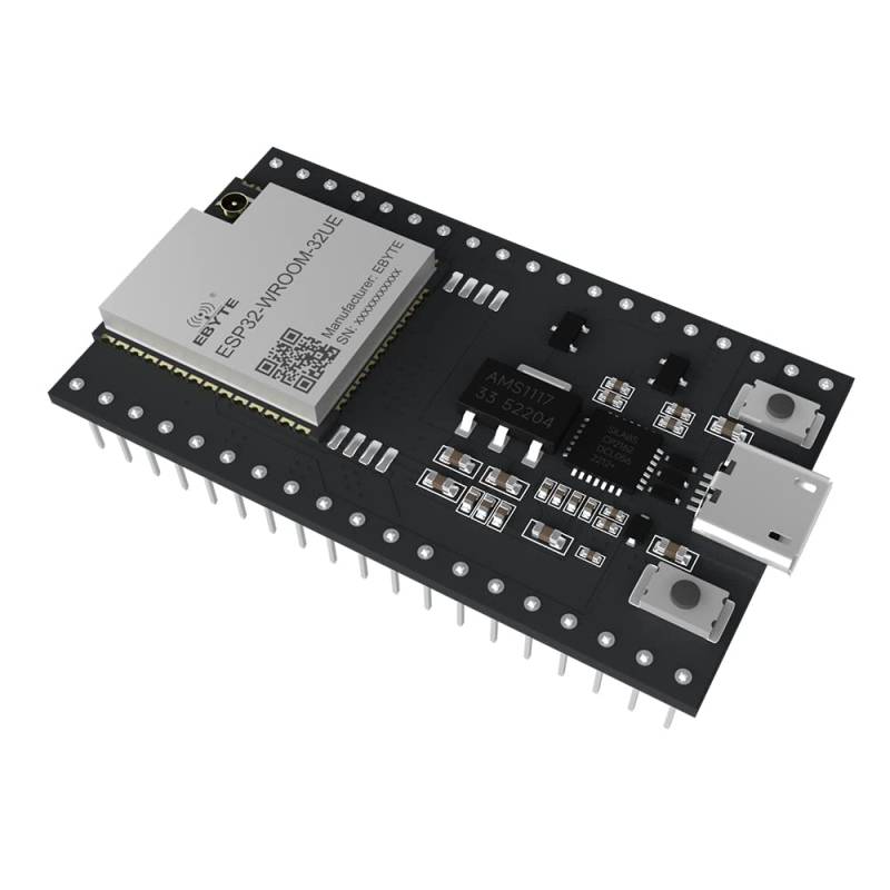 Test-Kits für 2,4G ESP32 Dual Core Mcu ESP32-D0WD-V3 WiFi Wroom WROVER ESP32-WROOM-32UE 20dbm Farn 400m IPEX Antenne für Smart Home von EBYTE