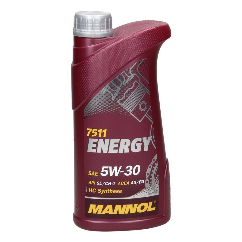 1 Liter Mannol SAE 5W-30 Energy Motoröl für VW 502.00/505.00 / MB229.3 von ECD Germany