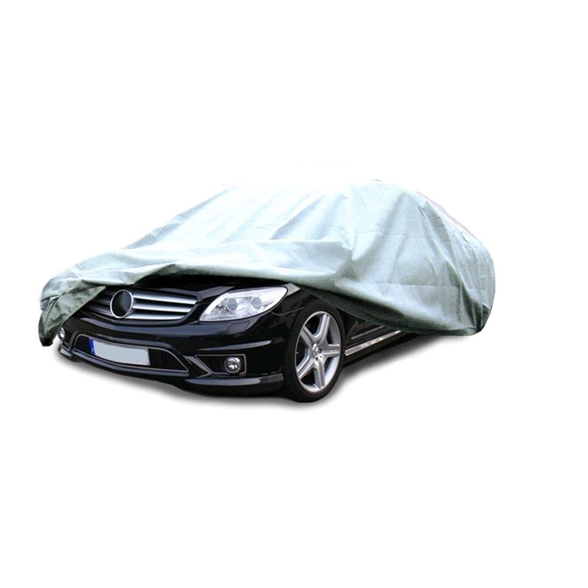 ECD Germany Ganzgarage Größe XXL 572 x 203 x 122 cm - 4 Lagig - Atmungsaktiv - Wasserdicht - Staubdicht mit UV Schutz - Autoabdeckung Vollgarage Autogarage Autoplane Autoabdeckplane von ECD Germany