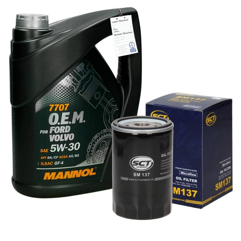 Motorenöl Formula FR 5W-30 5L + Ölfilter von ECD Germany