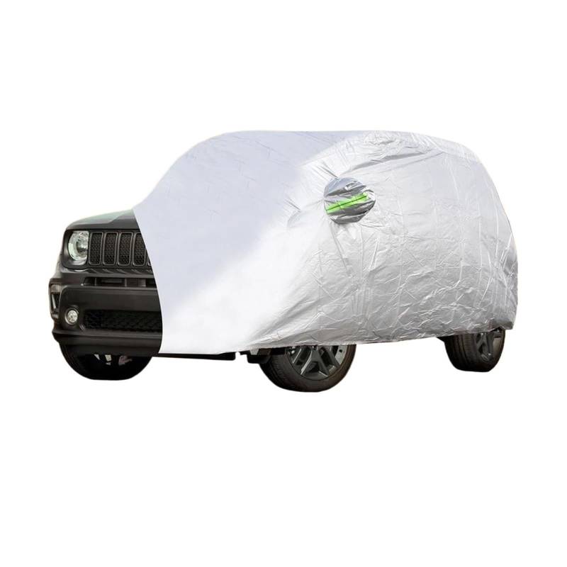 Autoabdeckung SUV Outdoor Sonne Schnee Regen Staubabweisende Abdeckung Ganzjahrestaugliche Vollgarage Für Jeep Für Wrangler YJ TJ 2 4 Türer(TJ Short) von ECKBRJA