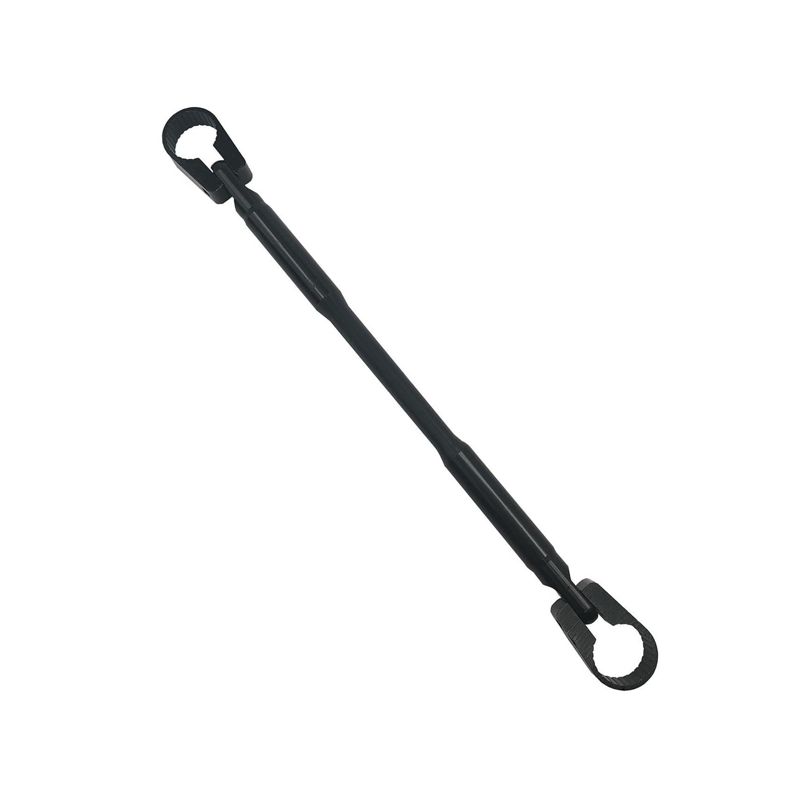 Für 7/8" 22 Mm Lenker Moto Cross Bar Lenkrad Krafthebel Motorradlenker Balance Cross Bar Hebel Lenker Motorrad-Beifahrerhaltegriff(Schwarz) von ECKBRJA