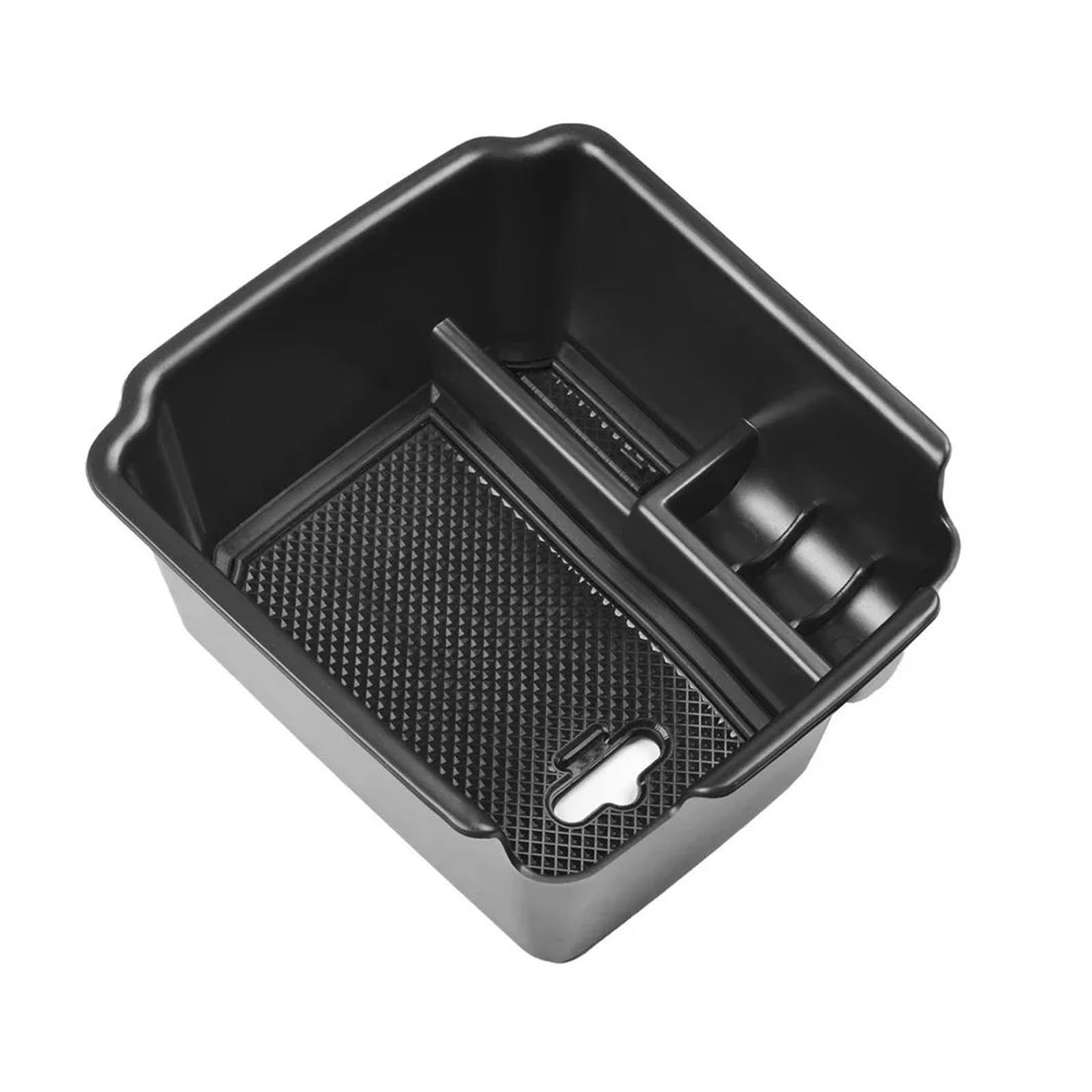 Für VW Für Tiguan 2018 2019 2020 2021 2022 2023 2024 Mittelkonsole Armlehne Aufbewahrungsbox Organizer Halter Autoinnenraum(Schwarz) von ECKBRJA