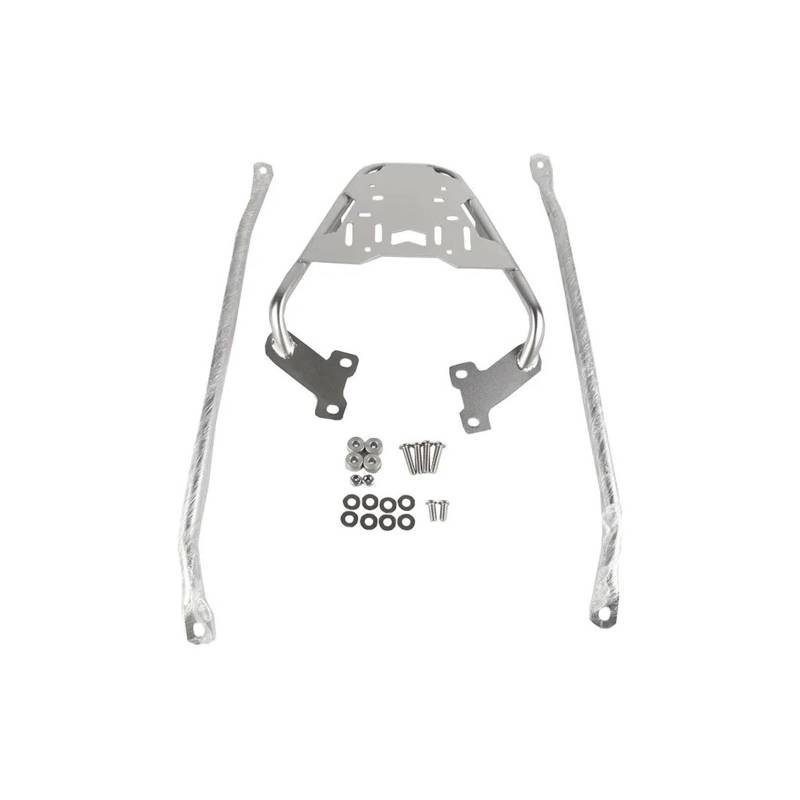 Motorrad Gepäckträger Für CB400X CB500X 2016-2021 Topcase Kofferraumhalter Ablage Werkzeugkasten Halterung Verkleidung Motorrad Heckgepäckträger(Silber) von ECKBRJA