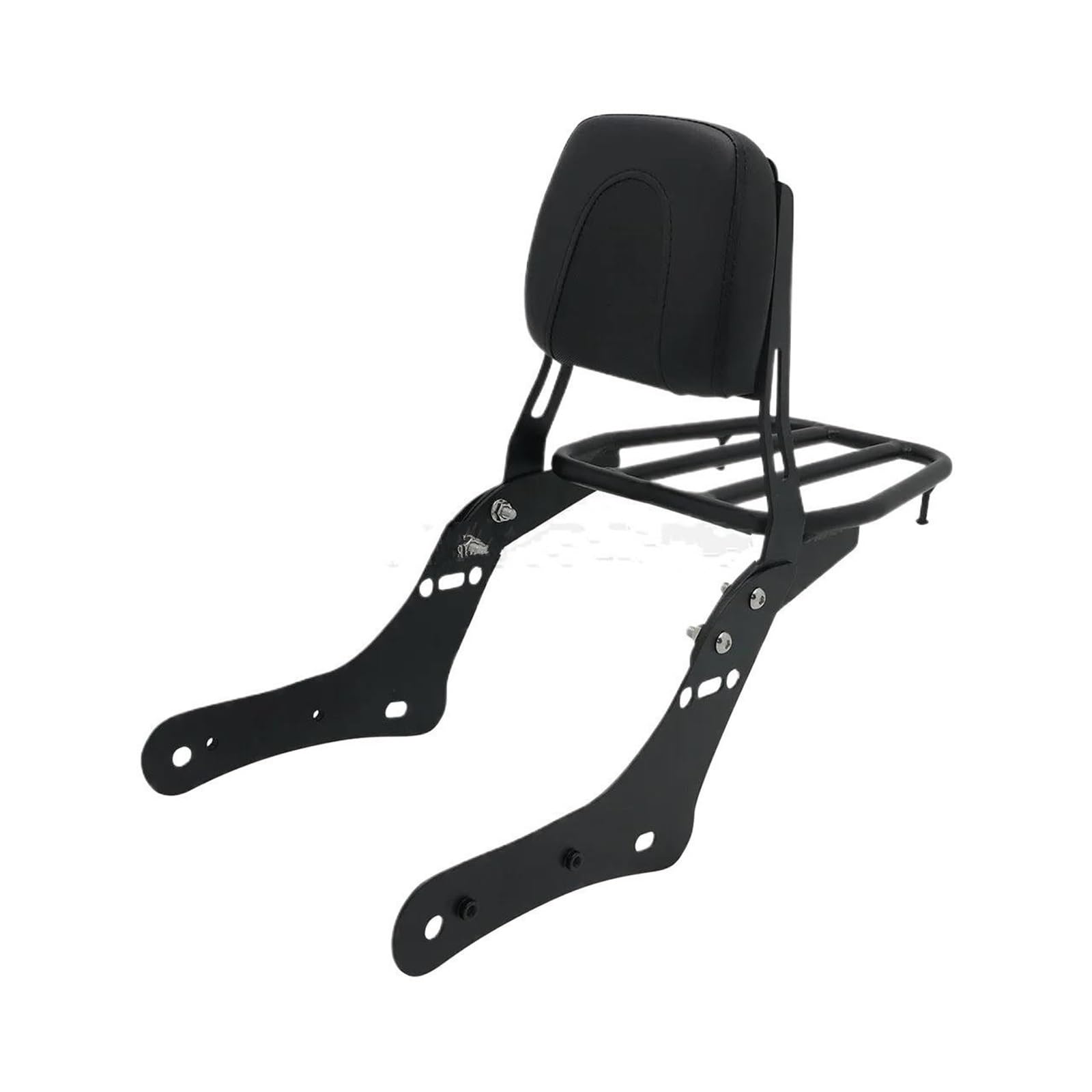 Motorrad Gepäckträger Für Kawasaki Für Vulcan 650 S EN650 S650 650cc 2015-2023 VN650 Motorradteile Abnehmbare Beifahrerrückenlehne Sissy Bar Gepäckträger von ECKBRJA