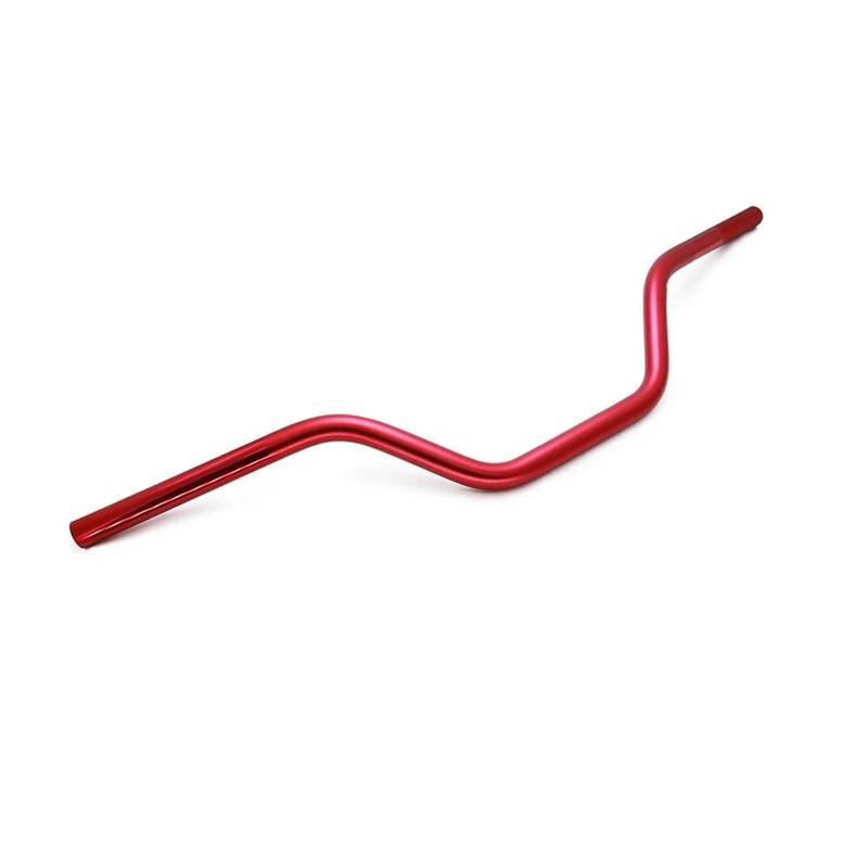 Motorrad-Lenker 7/8" 22 Mm Fat Bar-Lenkerrohr Für Y&amaha Universal Pit Dirt Elektrofahrrad Motocross ATV UTV Motorrad-Beifahrerhaltegriff(Rot) von ECKBRJA