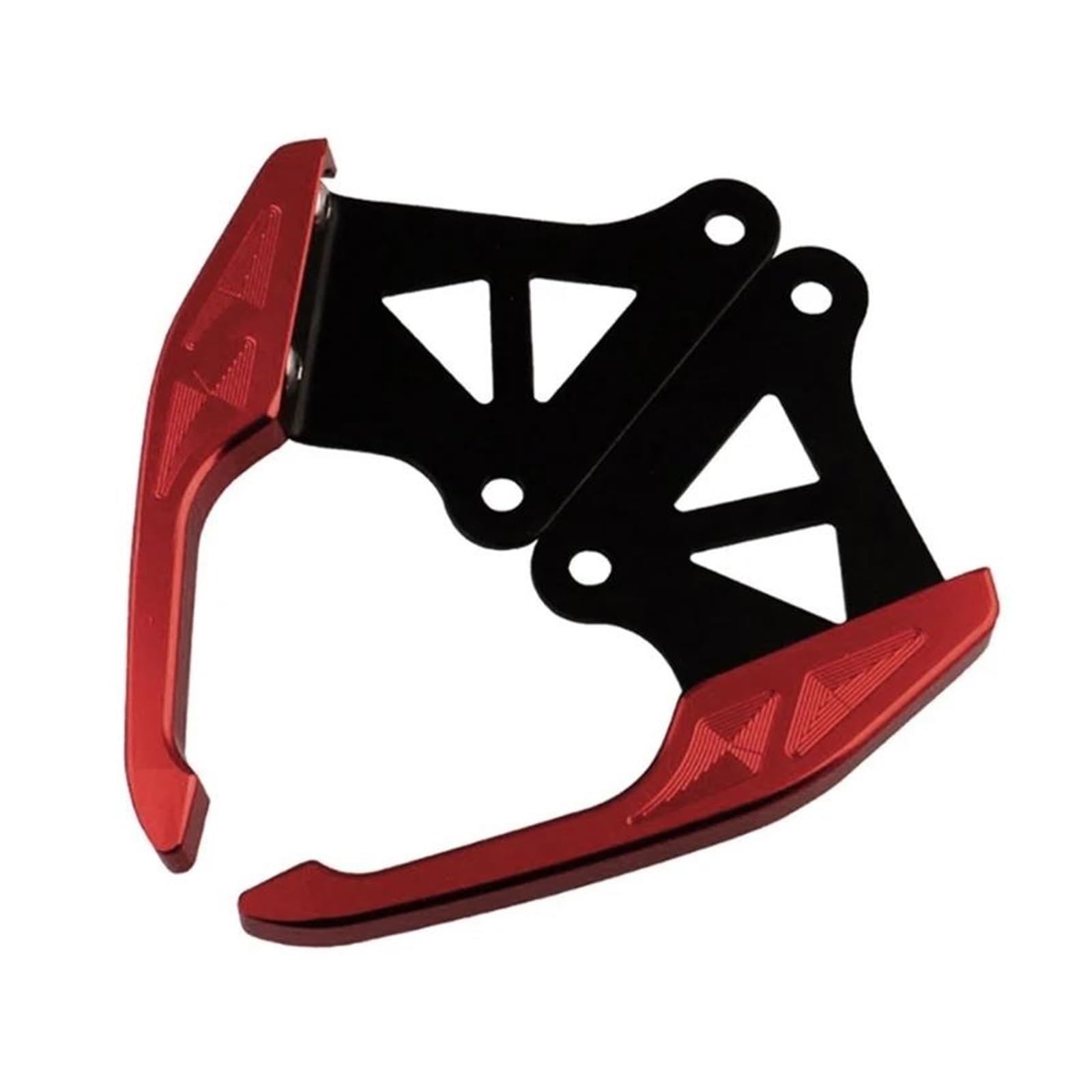 Motorradzubehör Haltegriff Für Beifahrer Hinten Armlehne Heckhandlauf Für Grom MSX125 SF MSX125SF MSX 125 SF M3 Motorrad-Beifahrerhaltegriff(Rot) von ECKBRJA