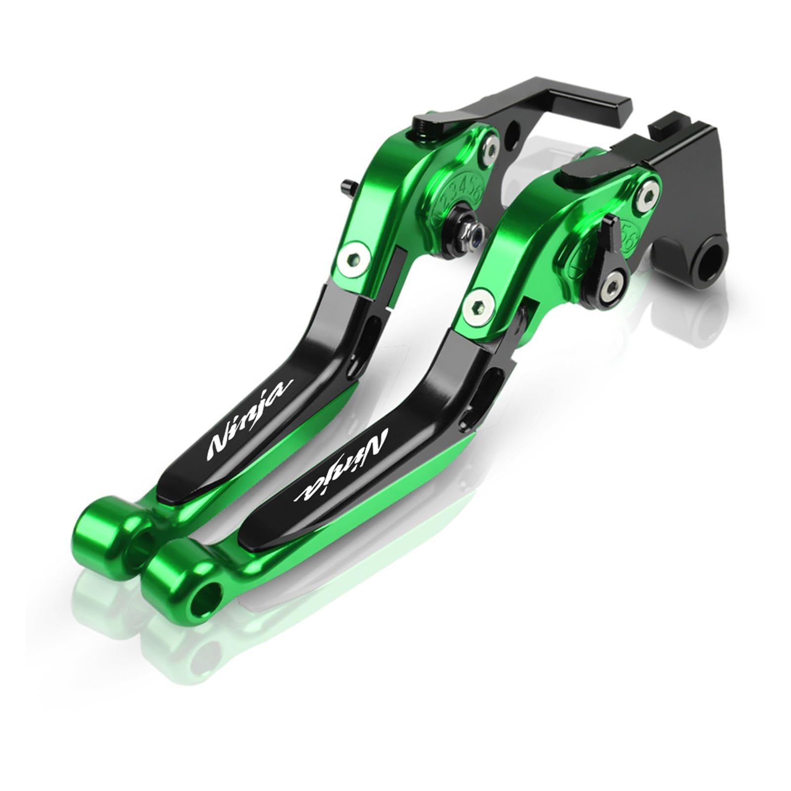 Bremshebel Motorrad Für Kawasaki Für NINJA300 2013-2021 Motorrad Aluminium Einstellbare Bremse Kupplung Hebel Lenker Handgriffe Enden Kupplung Bremshebel(3) von ECKYGYCEPK