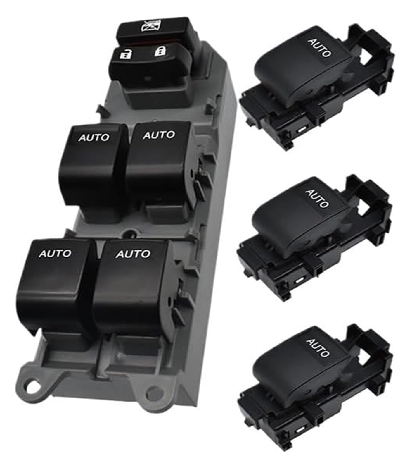 Für T&oyota Für RAV4 Für Camry Für Corolla Für Cruiser 2007-2018 Fensterheber Power Single Window Switch Set Fensterschalter Vorne Links(Blue Light B) von ECKYGYCEPK