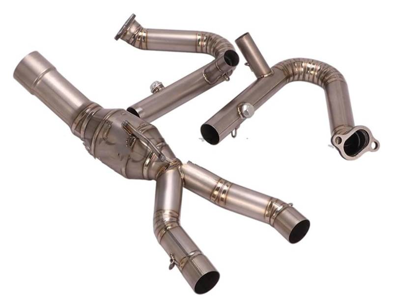 Motorrad Auspuffanlagen Für B&MW Für ADV R1200GS R 1200 Für GS 2013-2018 Auspuffrohr Schalldämpfer Motorradsystem Modifizieren Titanlegierung Front Link Pipe Slip On von ECKYGYCEPK