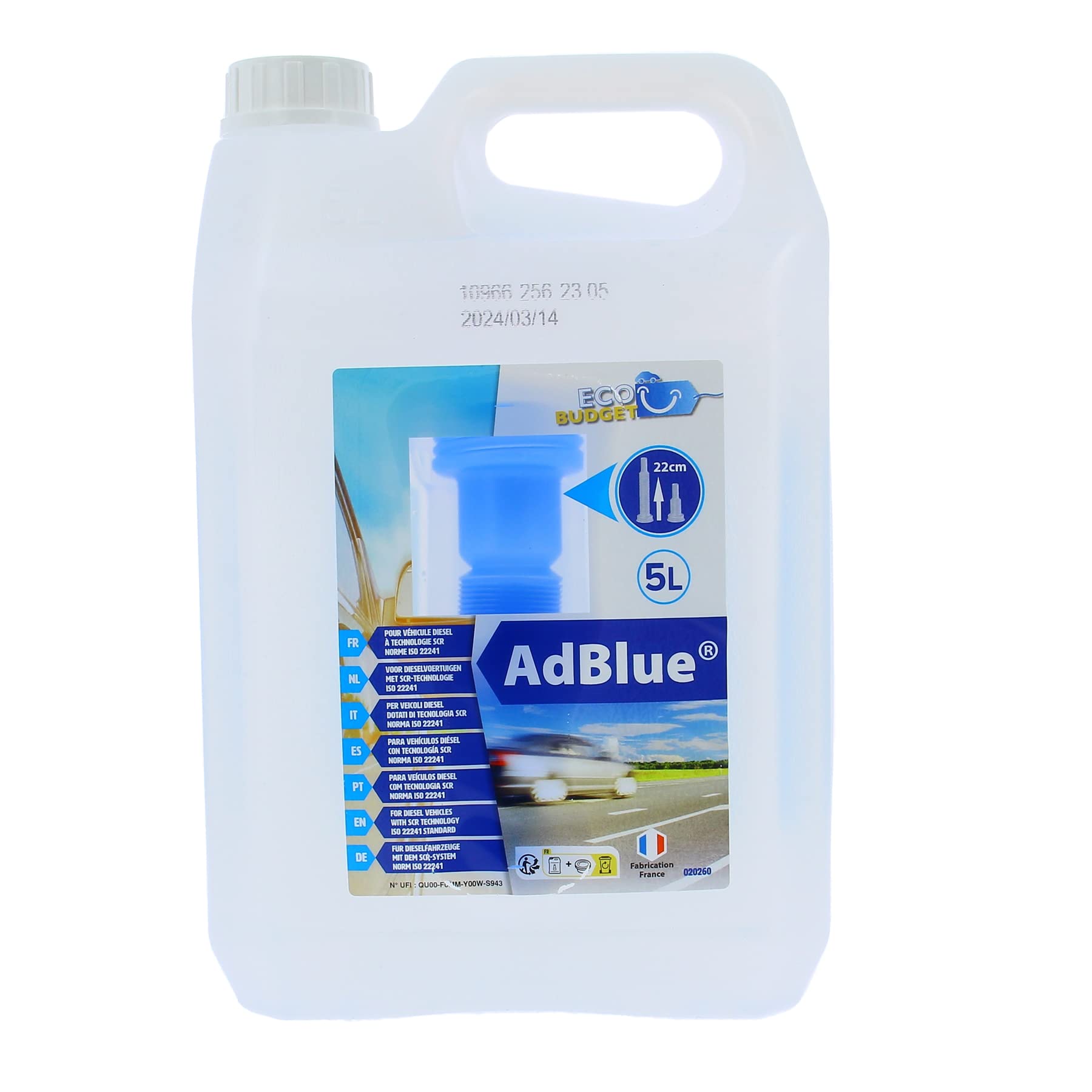 ECO BUDGET 020260 AdBlue mit 5 Liter Kanister von ECO BUDGET