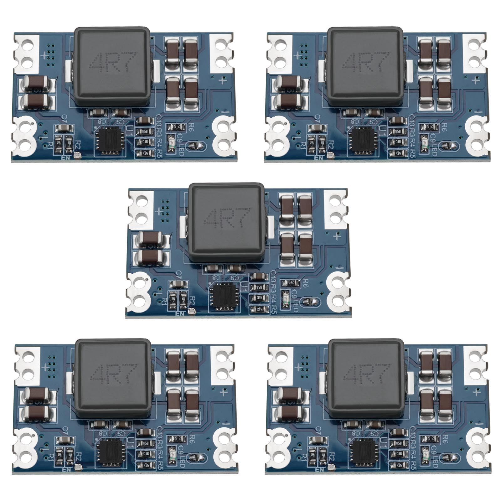 ECSiNG 5 Stück Mini560 DC-DC Wandler mit Hocheffizientem Ausgang Spannungsregler Buck stabilisiertes Netzteilmodul für Kommunikationsgeräte Stromversorgung 5 V von ECSiNG