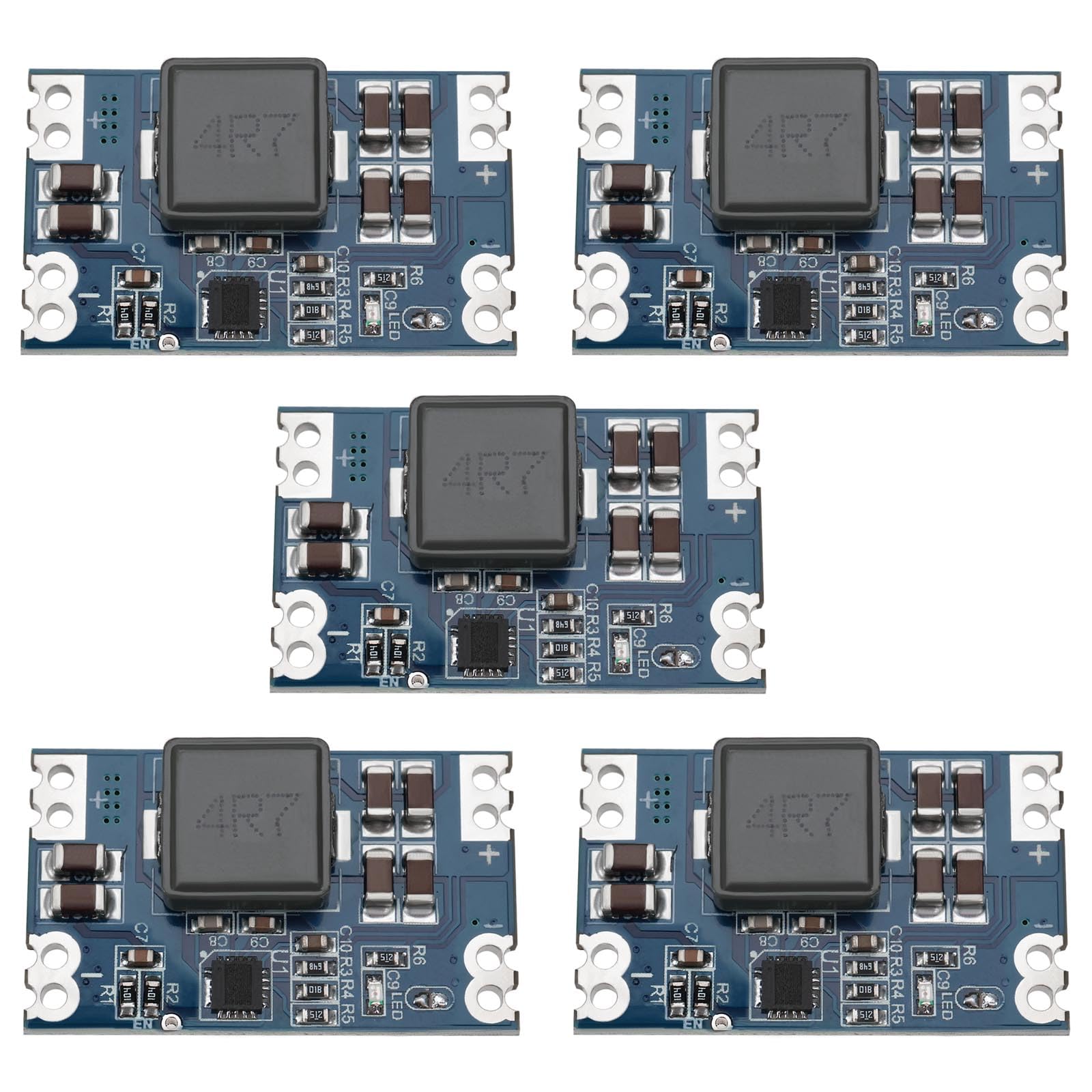 ECSiNG 5 Stück Mini560 DC-DC Wandler mit Hocheffizientem Ausgang Spannungsregler Buck stabilisiertes Stromversorgungsmodul für Kommunikationsgeräte Stromversorgung 3,3 V von ECSiNG