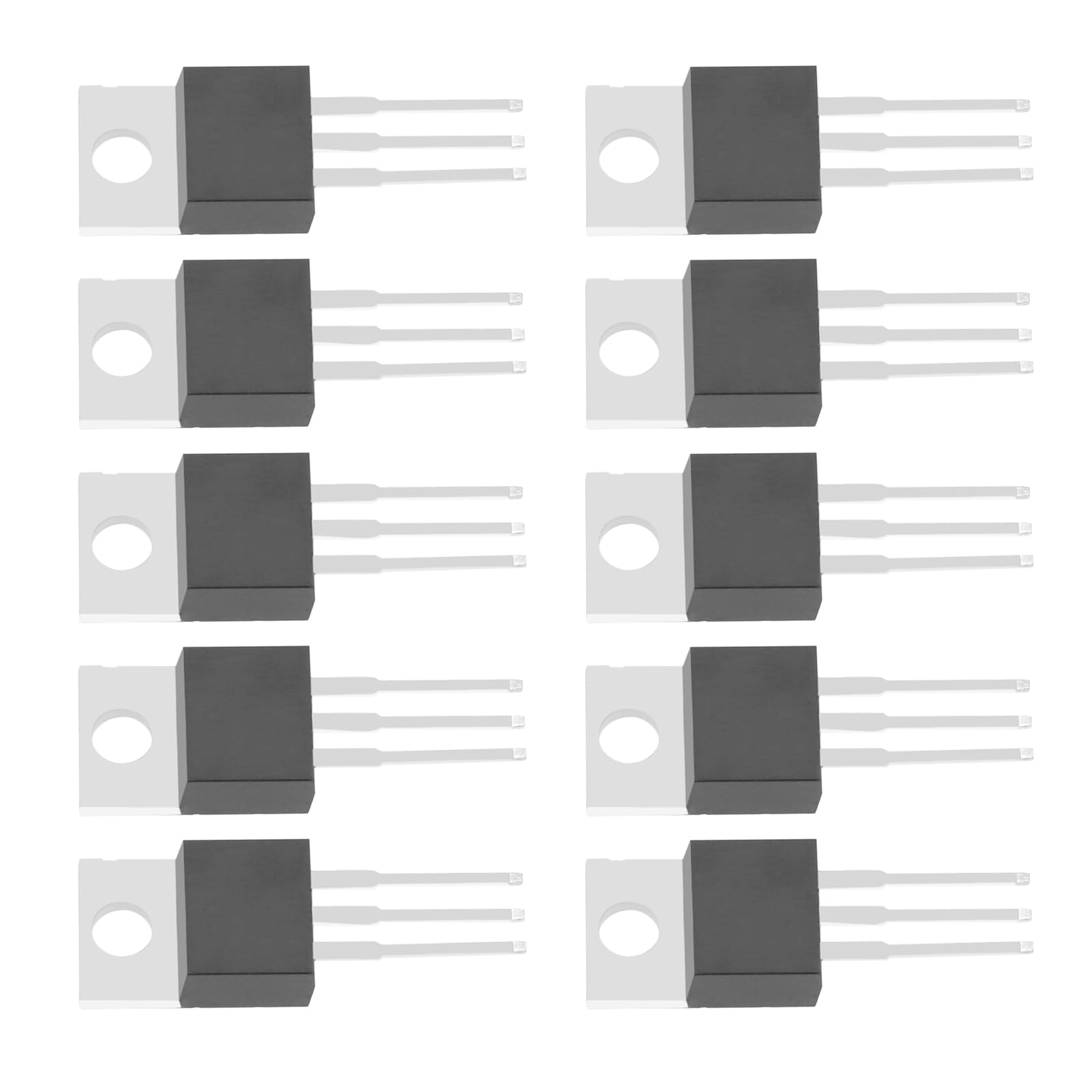 ECSiNG LD1117V33 Spannungsregler, 3,3 V, 950 mA, TO-220, 3-polig, linearer Spannungsregler, Präzisionsinstrumente, Prüfgeräte, Präzisionsmaschinen, 10 Stück von ECSiNG