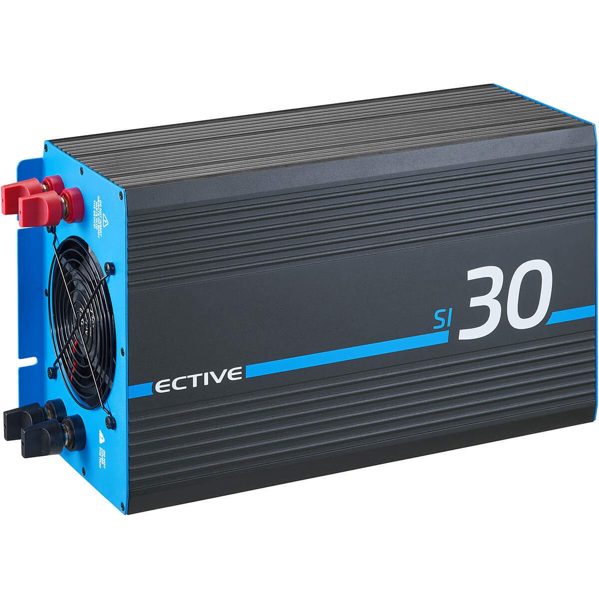 ECTIVE Reiner Sinsus Wechselrichter SI30-3000W, 12V auf 230V, USB, Überlastschutz, Überhitzungsschutz, Aluminiumgehäuse - DC/AC Spannungswandler, Umwandler, Stromwandler für Haushaltsgeräten von ECTIVE