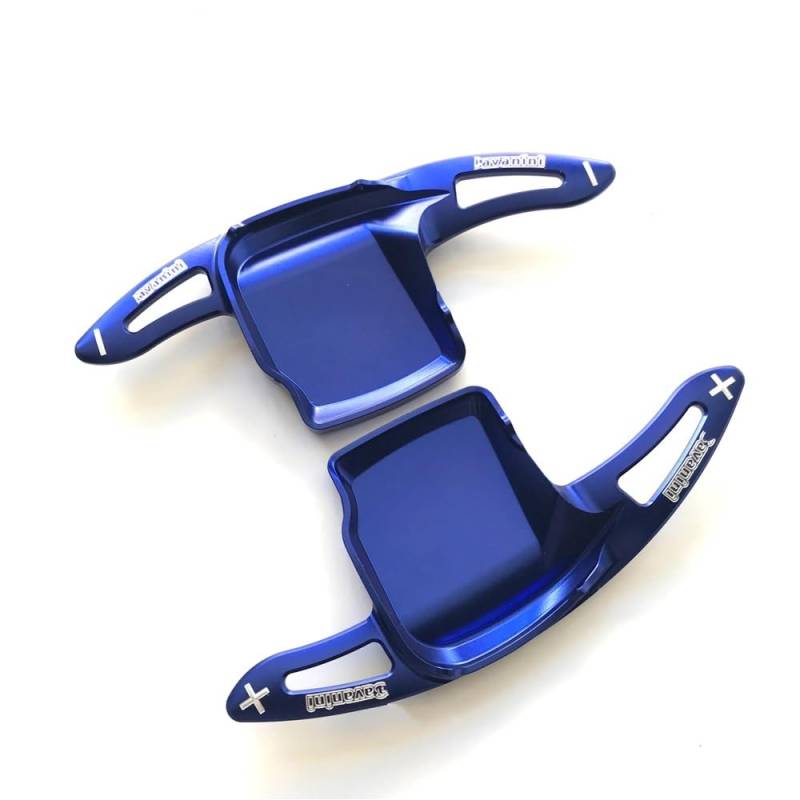 ECVHIPKLG Auto Lenkrad Schaltwippen Paddle Shift Für B&MW 5 Serie 6 Serie F10 520d 2011 2012 Lenkrad Verlängerung Shifter Auto Aufkleber(Blue) von ECVHIPKLG