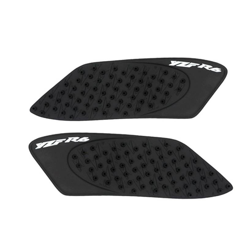 ECVHIPKLG Motorrad-Tankaufkleber Motorrad Anti Slip Tank Pad Seite Gas Knie Grip Traktion Pads Schutz Aufkleber Für Y&AMAHA YZFR6 2006-2016(2006-2007) von ECVHIPKLG