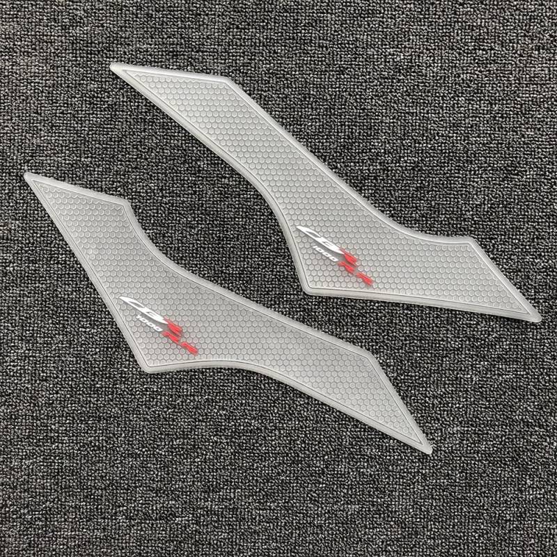 ECVHIPKLG Motorrad-Tankaufkleber Motorrad Seite Kraftstoff Tank Pad Kraftstoff Tank Pad Schutz Air Knie Grip Traktion Pad Für H&ONDA CBR1000RR R Fireblade SP(White Underside) von ECVHIPKLG