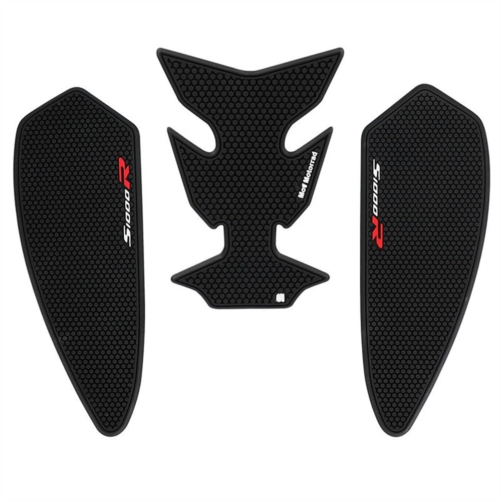 ECVHIPKLG Motorrad-Tankaufkleber Motorrad Tank Pad Traction Grip Knieschutz Für B&MW S1000R 2019 2020 2021 2022 Zubehör(2) von ECVHIPKLG