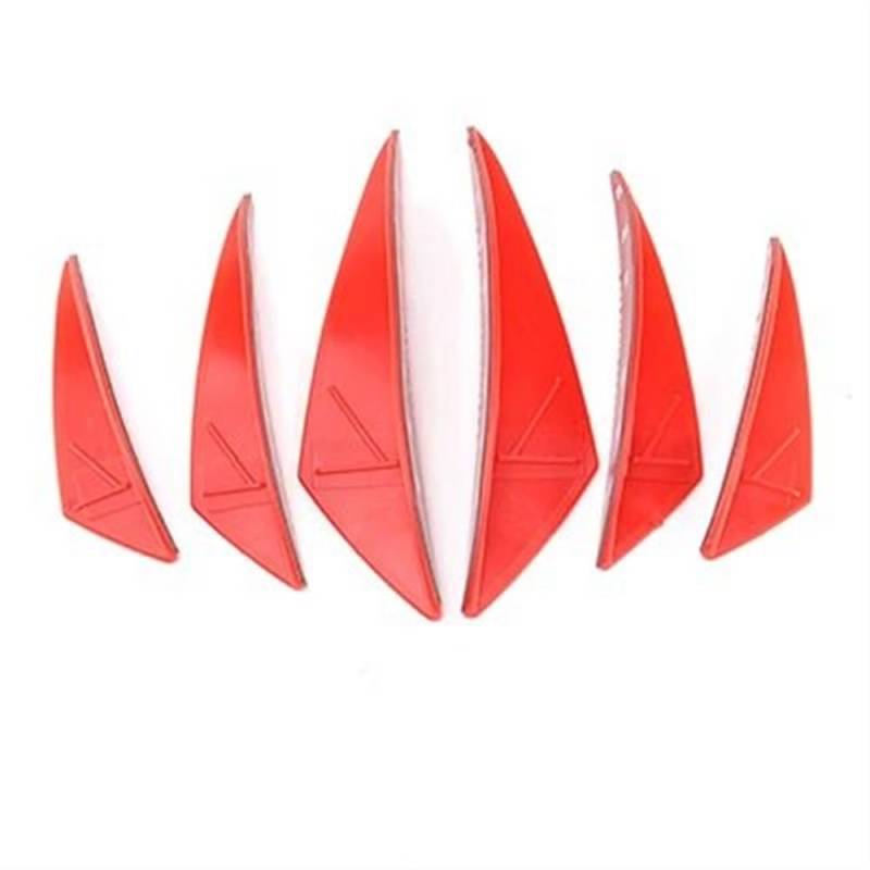 ECVHIPKLG Motorrad Winglet Front Winglet Verkleidung Stoßstange Lippe Gummi Fin Splitter Spoiler Valence Body Wing Für Motorrad Auto(8) von ECVHIPKLG