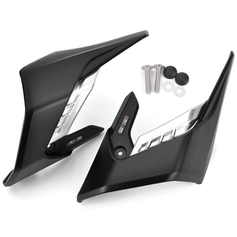 ECVHIPKLG Motorrad Winglet Frontverkleidung Aerodynamische Winglets Seitenspoiler Dekorativer Dynamischer Flügelsatz Für H&ONDA CB650R CB 650R 650 R 2019-2023(1) von ECVHIPKLG