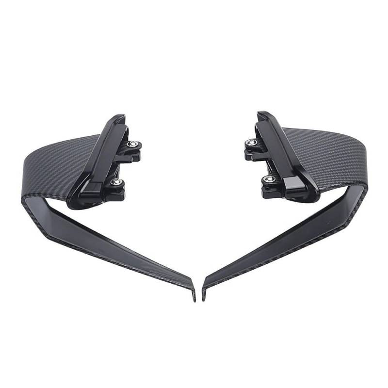 ECVHIPKLG Motorrad Winglet Für Ducati Monster 937 SP Plus Monster 950 2021-2023 Motorrad Aerodynamischer Seitenabtrieb Nackte Spoiler Fester Winglet-Flügel(2) von ECVHIPKLG