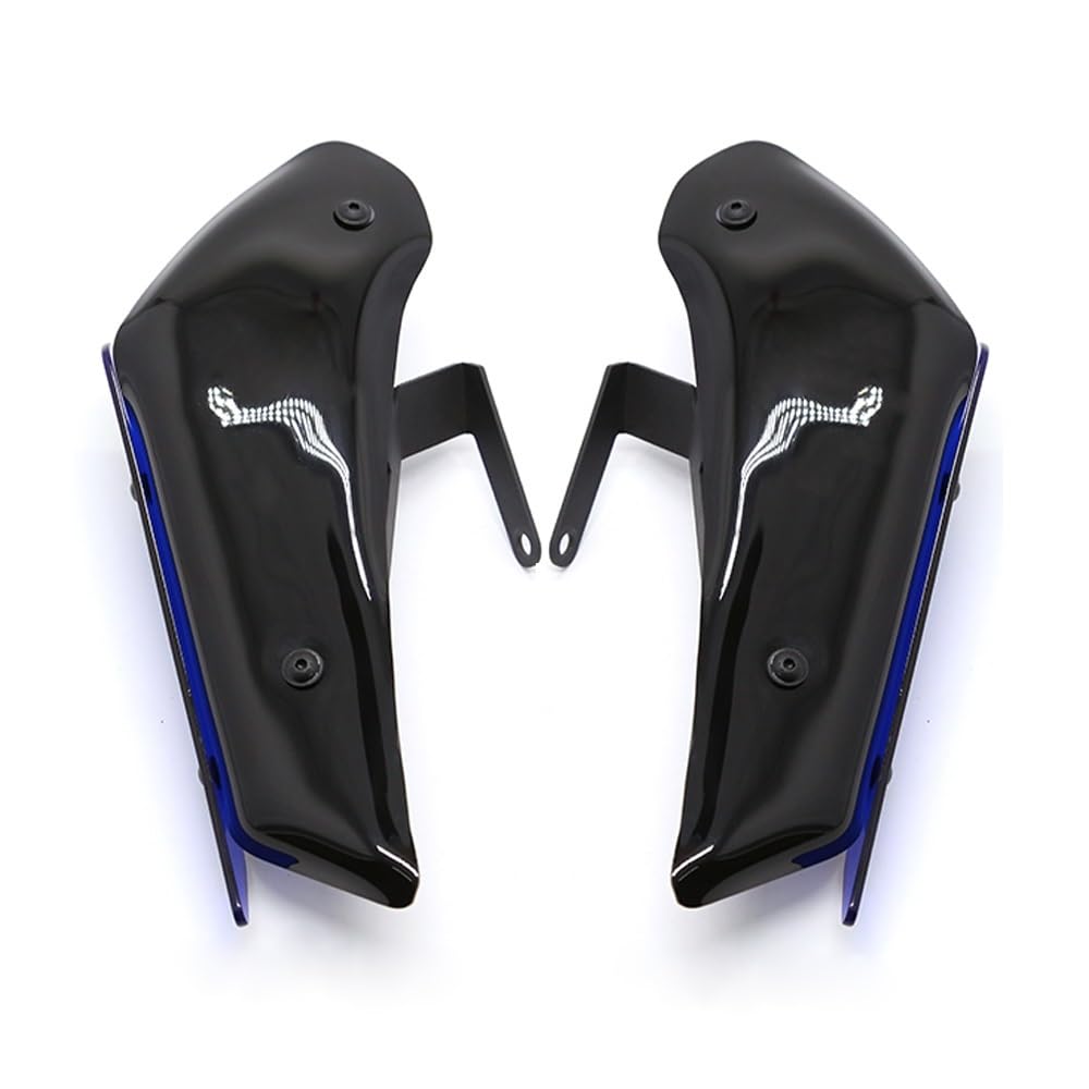 ECVHIPKLG Motorrad Winglet Für Kawasaki Ninja 400 ABTRIEB Spoiler Aerodynamische Flügel Kit Feste Winglet Verkleidung Flügel Motorrad Zubehör Ninja400(Blue) von ECVHIPKLG