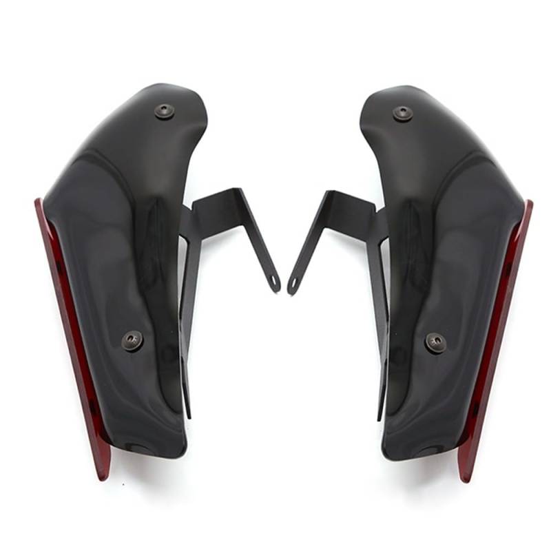 ECVHIPKLG Motorrad Winglet Für Kawasaki Ninja 400 ABTRIEB Spoiler Aerodynamische Flügel Kit Feste Winglet Verkleidung Flügel Motorrad Zubehör Ninja400(Red33) von ECVHIPKLG